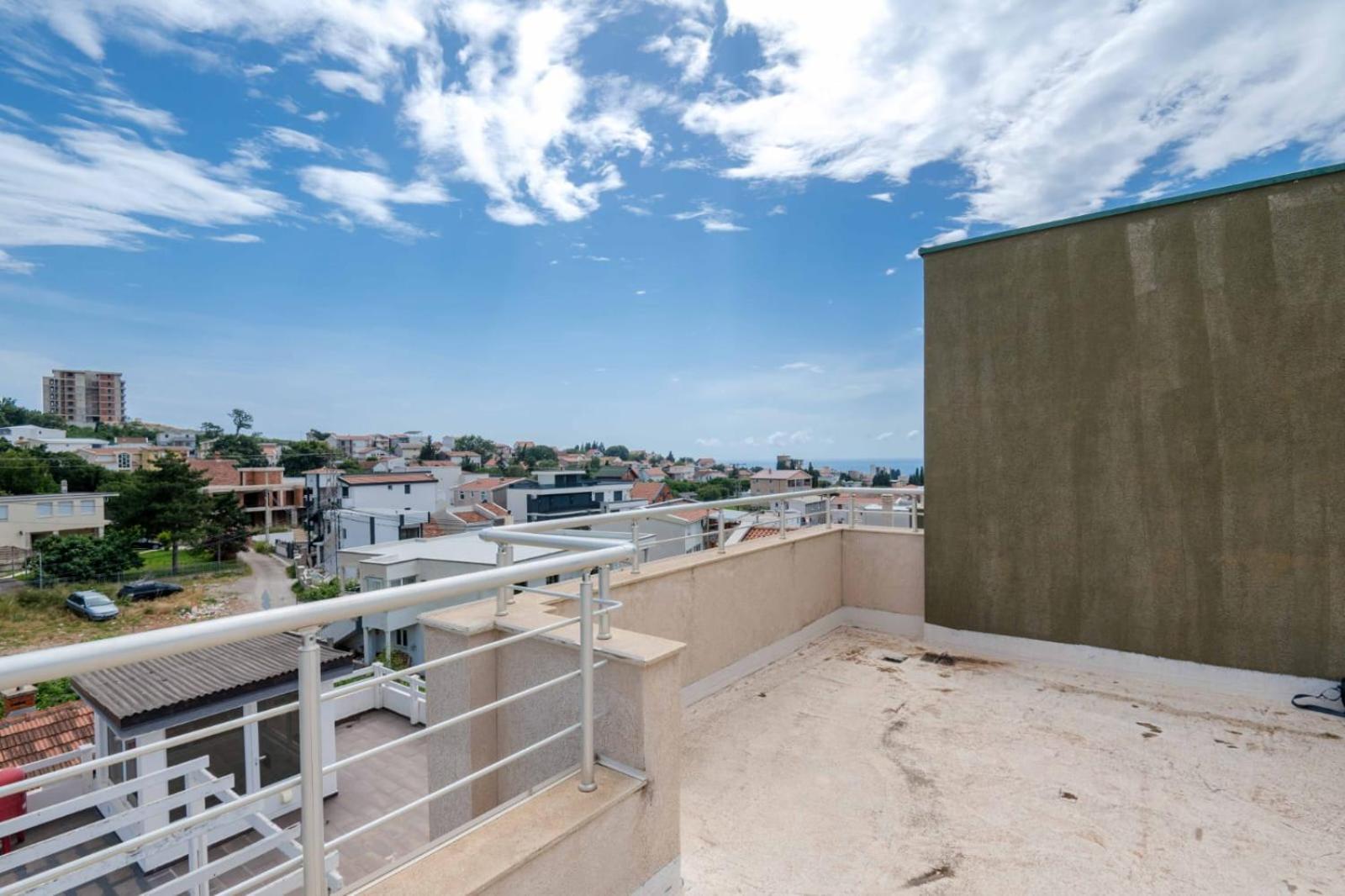 3bd Marovici 180' View Apt Bar Esterno foto